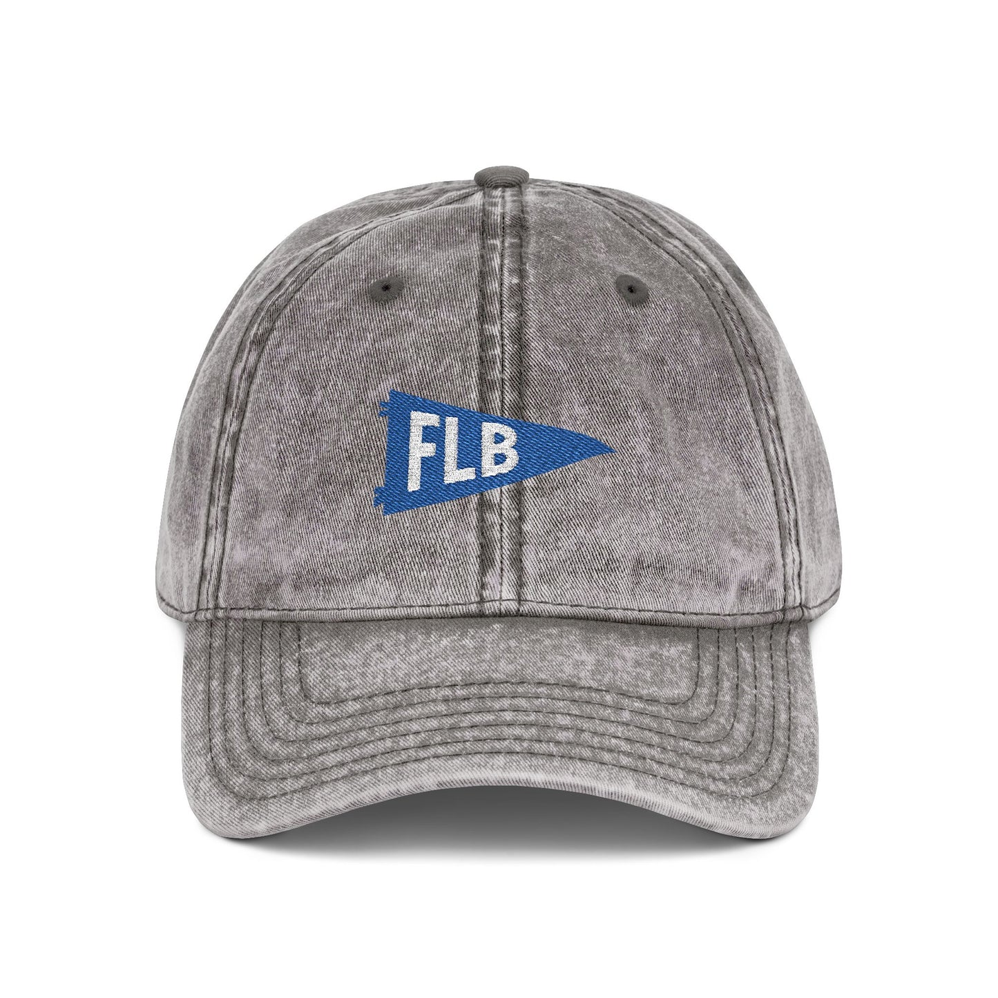 FLB Hat, Fort LeBoeuf Hat, Local School Spirit Wear, FLB Embroidered Hat, Vintage Dad Cap, Erie PA School Hat, Distressed Baseball Hat, FLB Baseball Cap