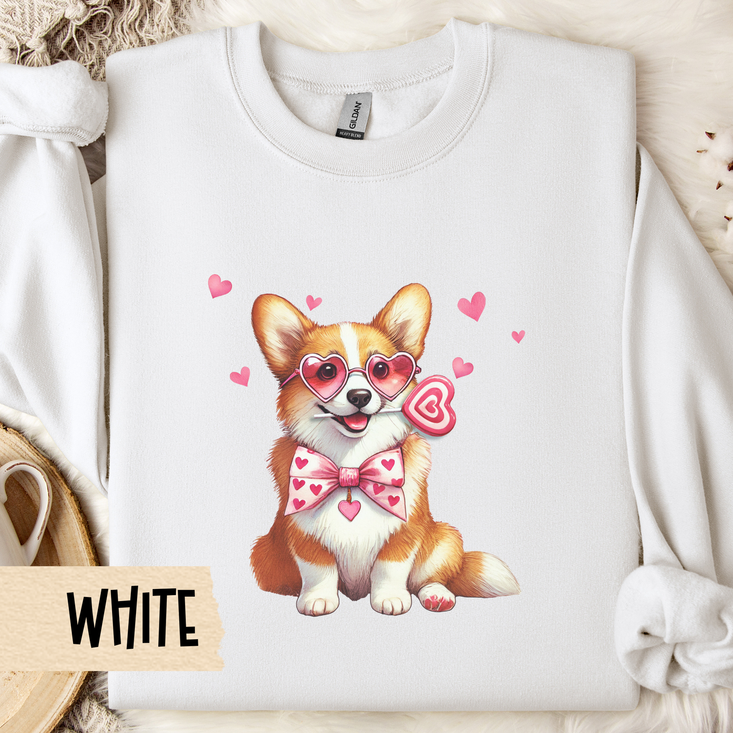 Corgi Mom Valentine Sweatshirt, Corgi Valentines Crewneck, Dog Lover Gift, Cozy Sweatshirt, Valentine's Day Shirt