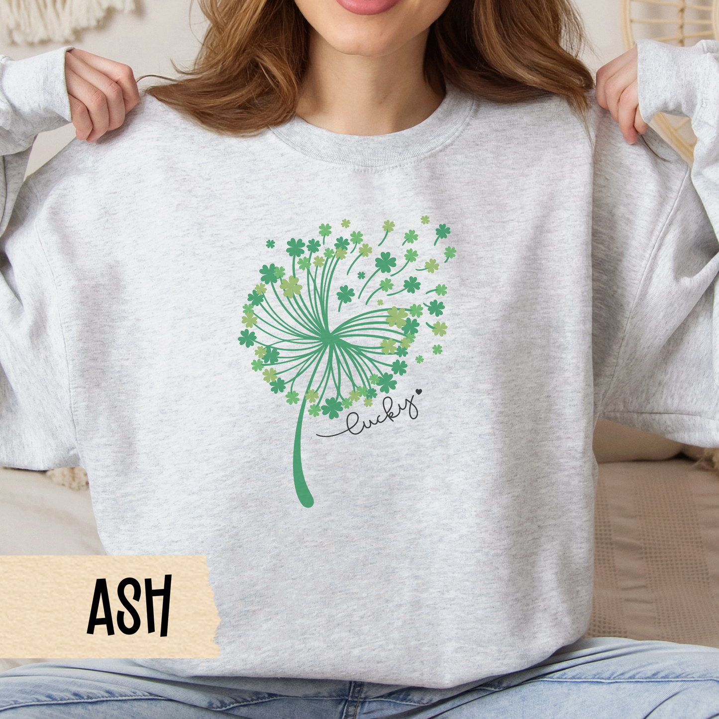 St Patrick's Day Crewneck, St Pat's Sweatshirt, St Paddy's, Lucky Irish Jumper, Unisex Pullover, Green Top, March 17th, Party