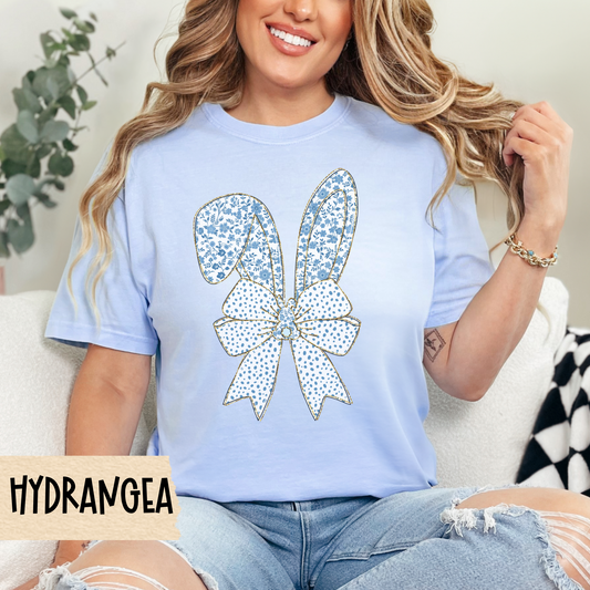 Easter T-Shirt, Coquette, Chinoiserie, Bows, Easter Shirt, Easter Tee, Comfort Colors, Spring Fashion, Holiday, Gift for Her