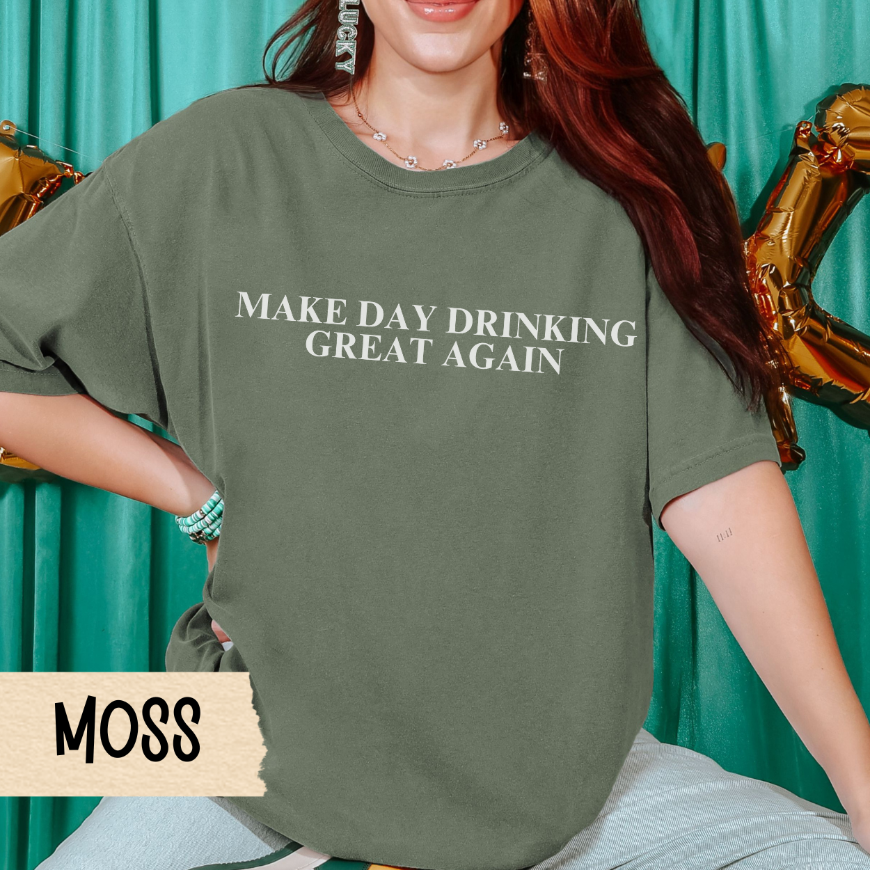 St Patrick's Day T-Shirt, Comfort Colors, Day Drinking, Make America Day Drink Again, St Paddy's, Irish, Beer Shirt, Beer Tee, Party T-Shirt