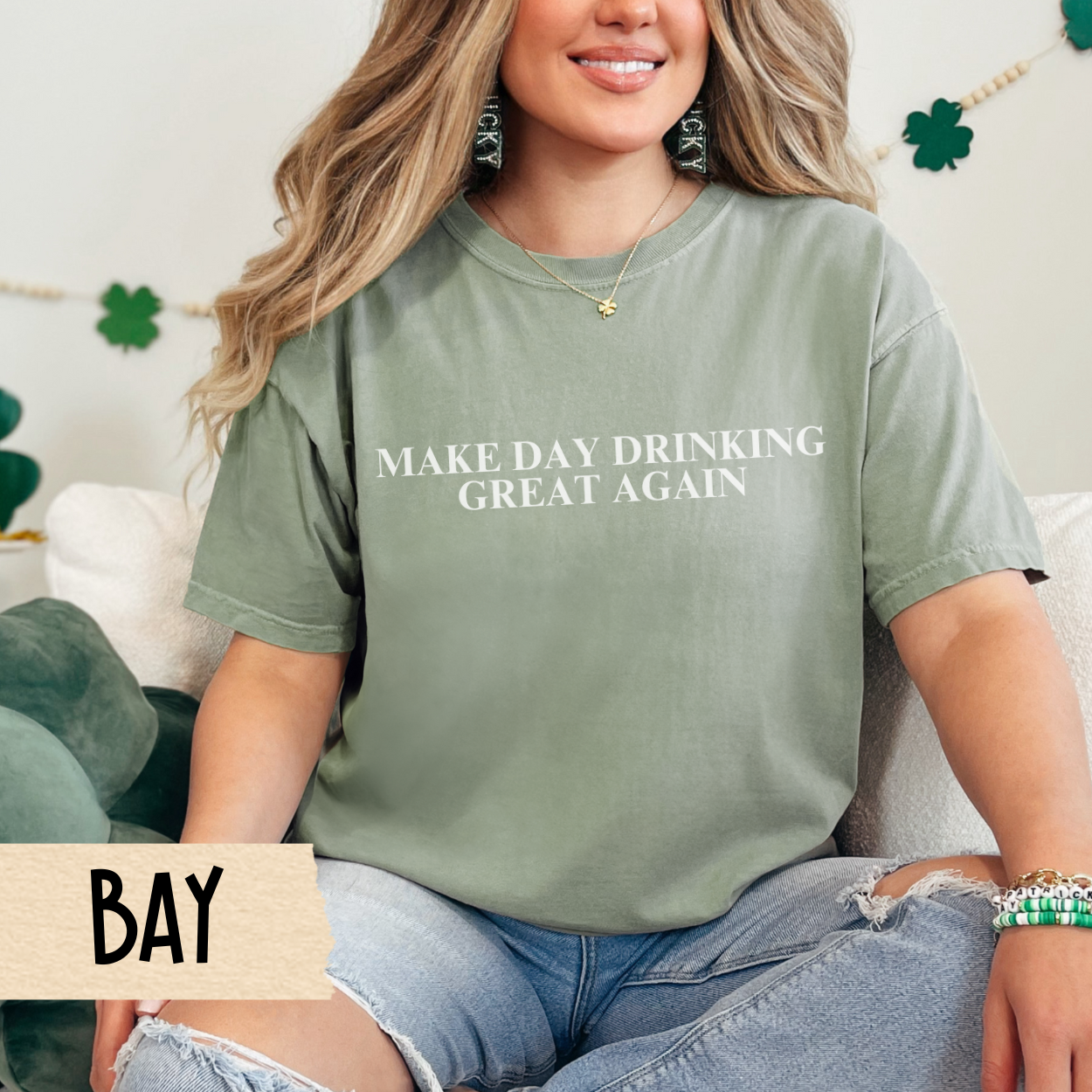 St Patrick's Day T-Shirt, Comfort Colors, Day Drinking, Make America Day Drink Again, St Paddy's, Irish, Beer Shirt, Beer Tee, Party T-Shirt