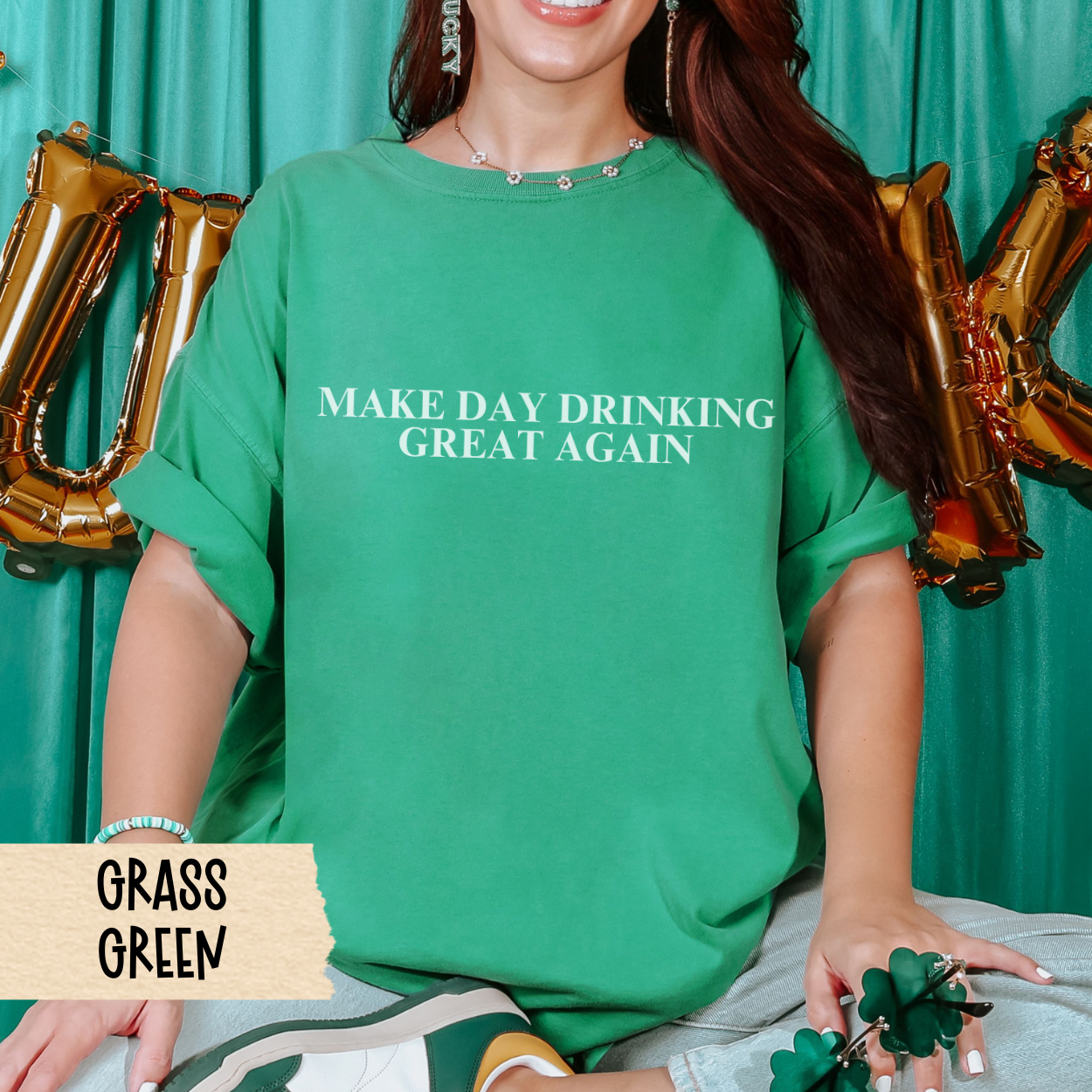 St Patrick's Day T-Shirt, Comfort Colors, Day Drinking, Make America Day Drink Again, St Paddy's, Irish, Beer Shirt, Beer Tee, Party T-Shirt