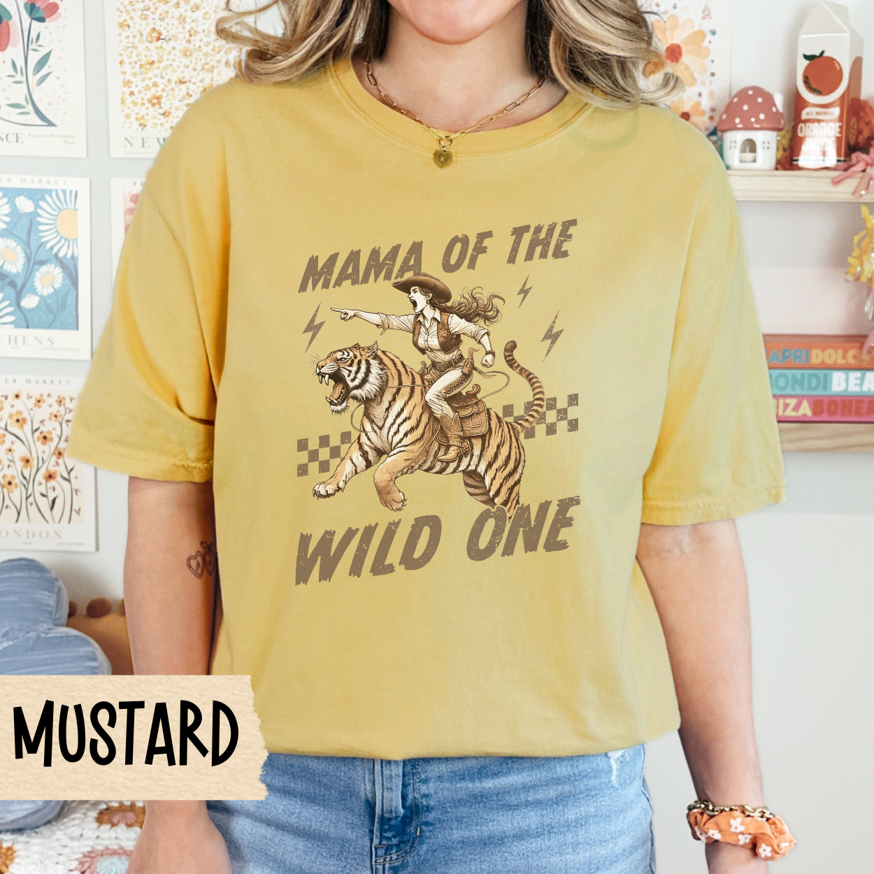 Mama of the Wild One Unisex T-shirt, Adventure Tee, Gift for Moms, Animal Lover Shirt, Birthday Gift Idea, Casual Wear