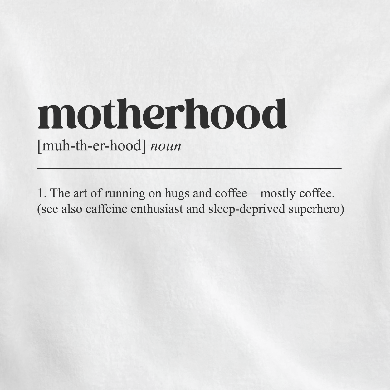 Motherhood Crewneck Sweatshirt - Cozy Gift for Moms, Coffee Lover Apparel, Cute Mom Life Outfit, Funny Sweatshirt Idea, Everyday Comfort