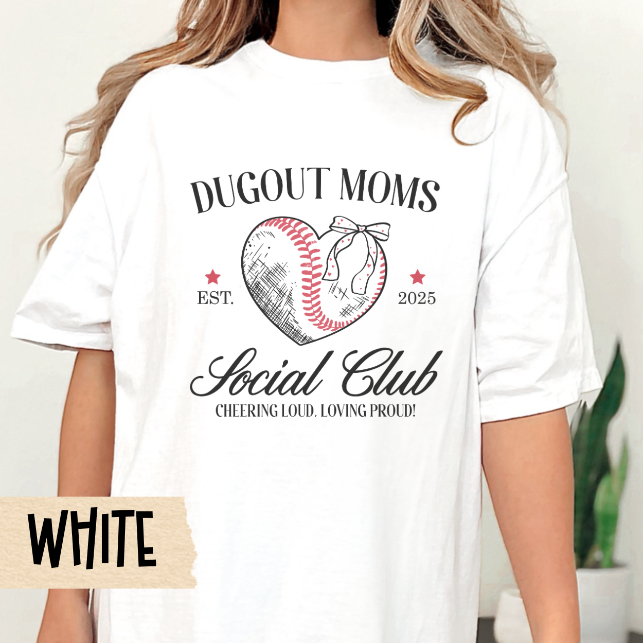 Dugout Moms Social Club, Mom Baseball Shirt, Baseball T-shirt, Baseball Mom Shirt, Gift for Sports Moms, Tee for Game Days, Team Spirit