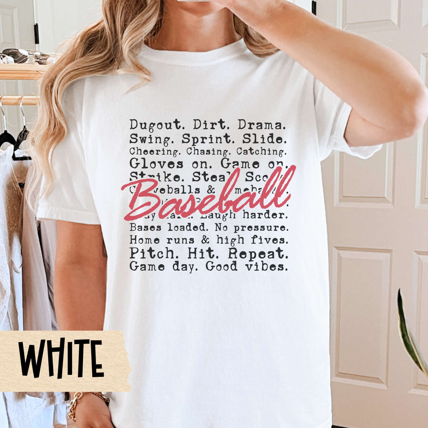 Baseball Game Day T-Shirt, Comfortable Unisex Tee, Perfect for Sports Lovers, Throwback Style, Gifts for Him, Her, and Kids