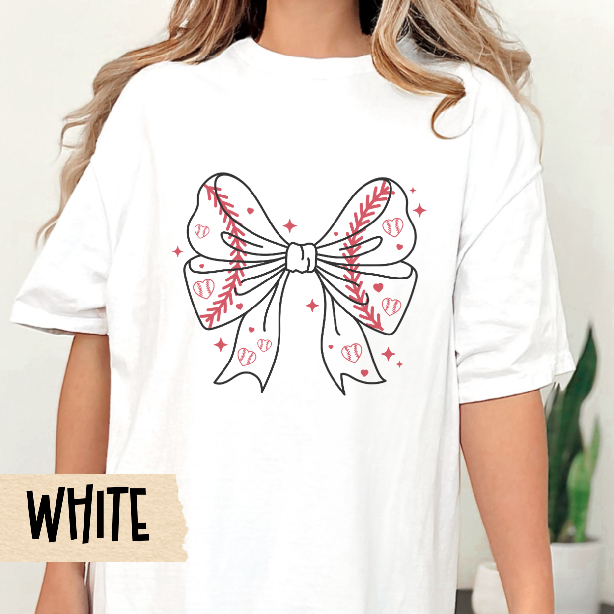 Baseball Mom T-shirt, Coquette Bow, Stylish Baseball Shirt, Comfort Colors, Cute Tee, Gift for Mom, Mother's Day, Soft T-Shirt