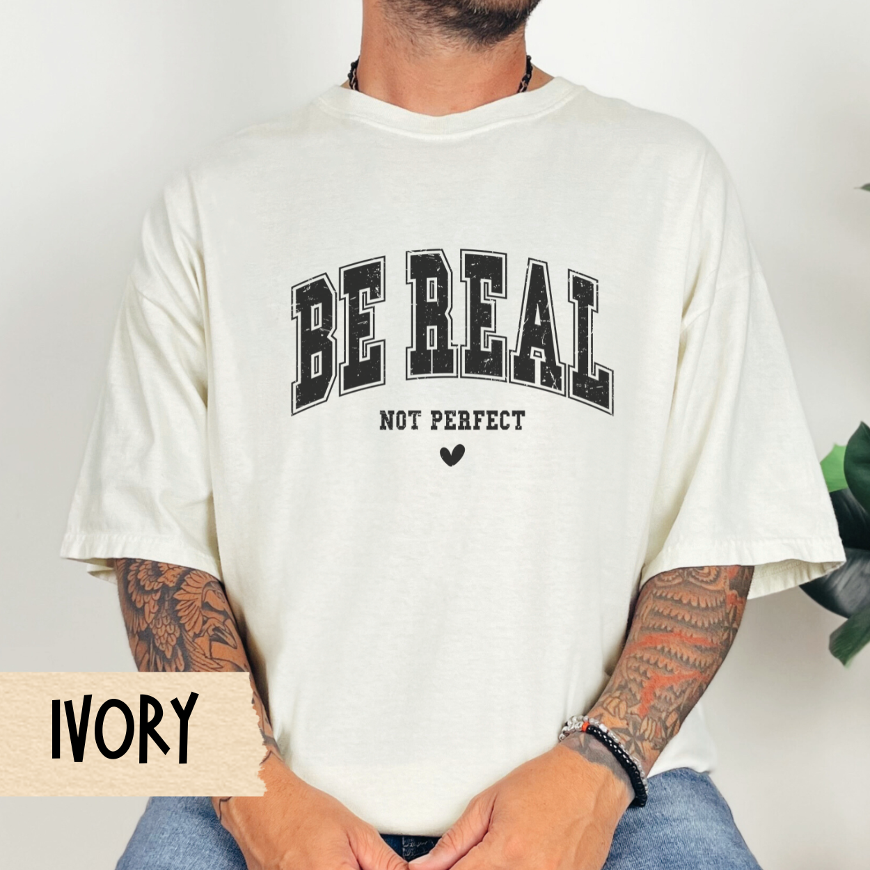 Be real not perfect t-shirt, self care tee, mental health shirt, motivational tshirt, Comfort Colors tee, positive quote, gift for her