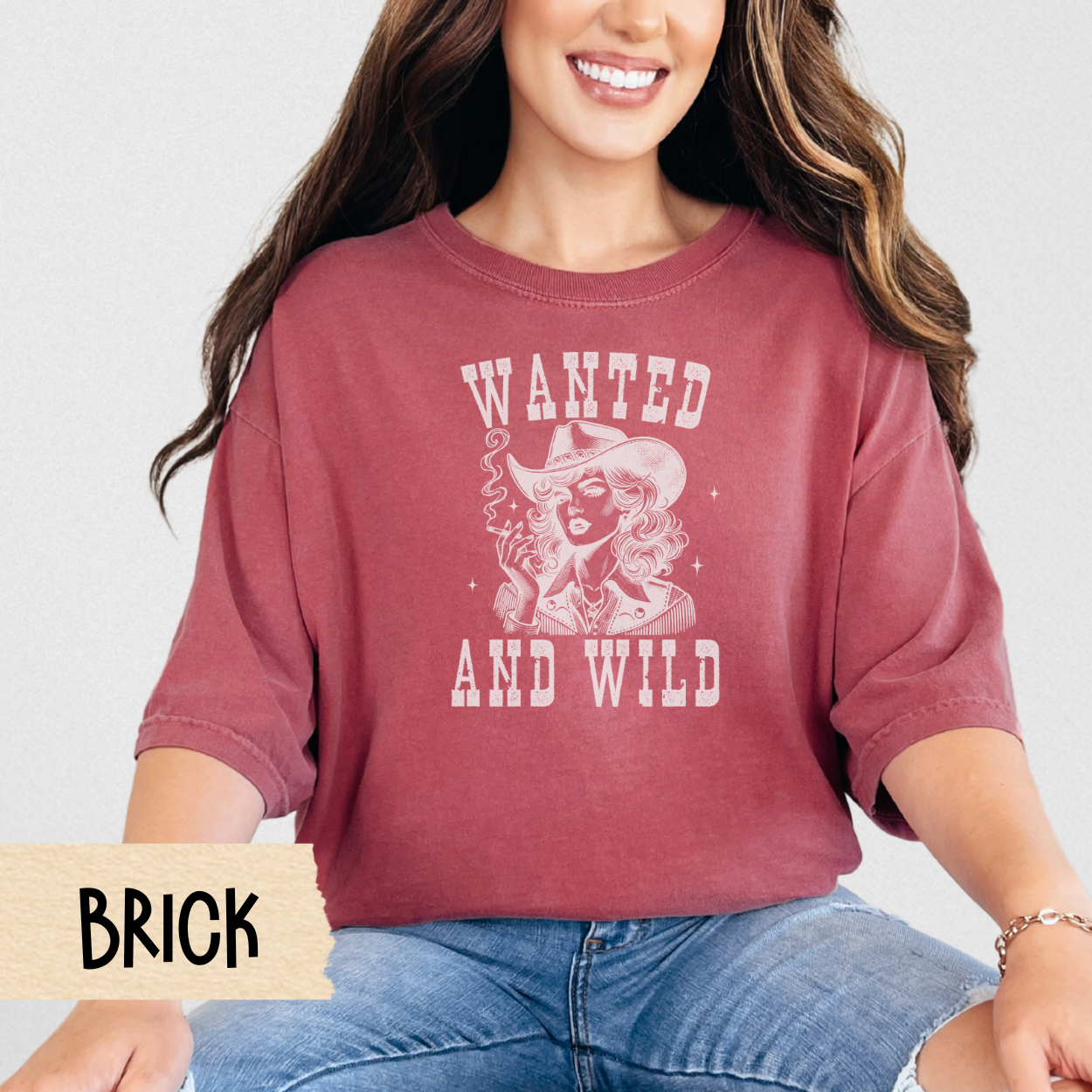 Wanted and Wild Shirt, Western Graphic Tee, Cowgirl Aesthetic, Rodeo Shirt, Country Girl Tee, Southern Style Shirt, Comfort Colors Tee