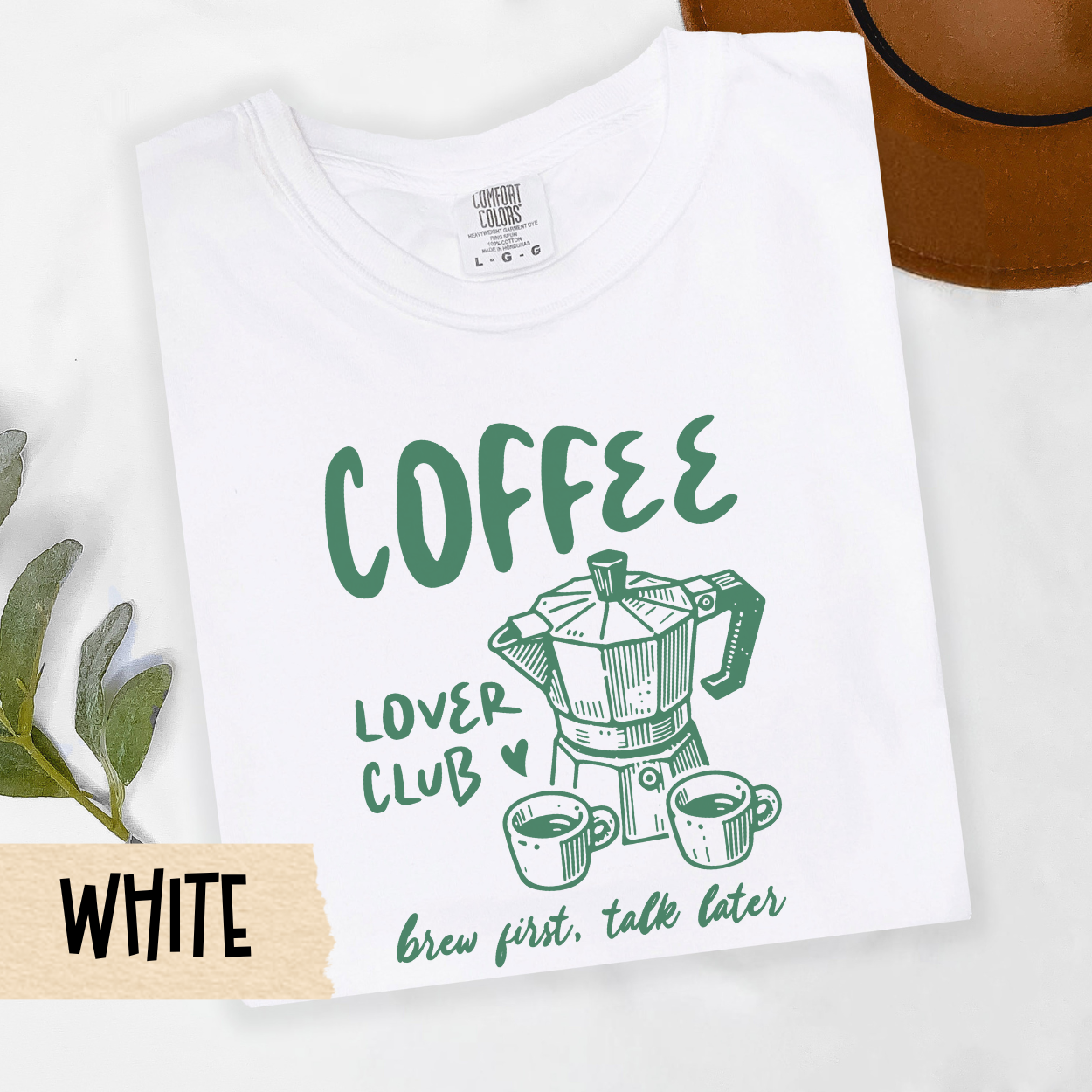 coffee lovers club shirt, brew first talk later tee, funny coffee saying shirt, caffeine lover tee, introvert coffee shirt, Comfort Colors
