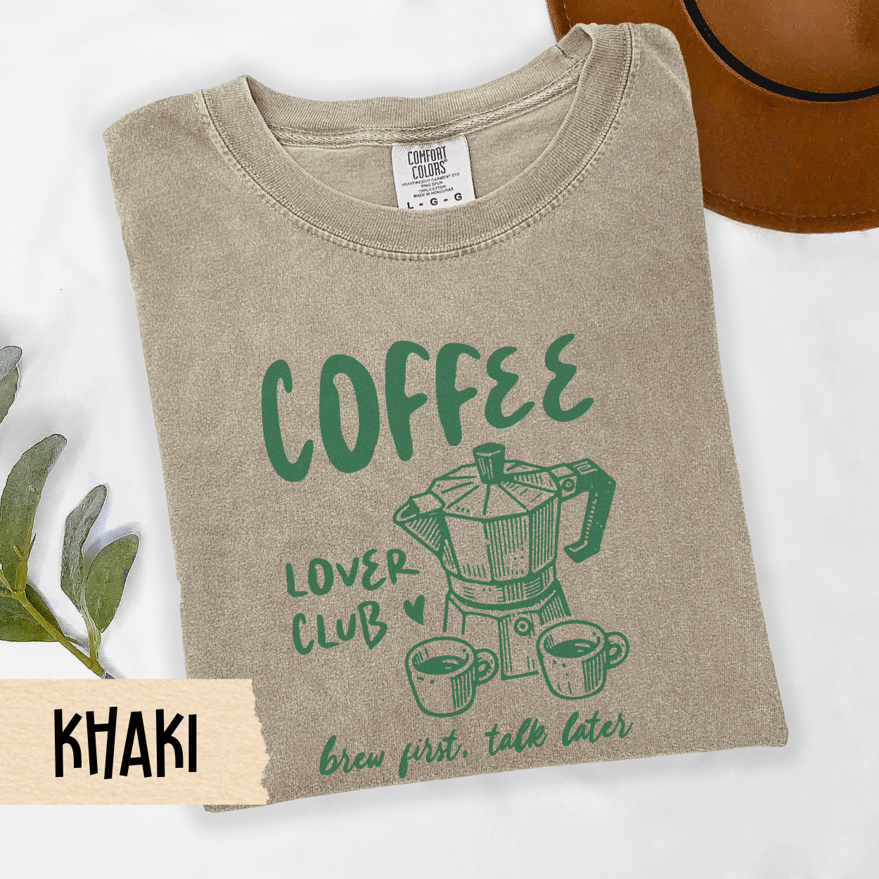 coffee lovers club shirt, brew first talk later tee, funny coffee saying shirt, caffeine lover tee, introvert coffee shirt, Comfort Colors