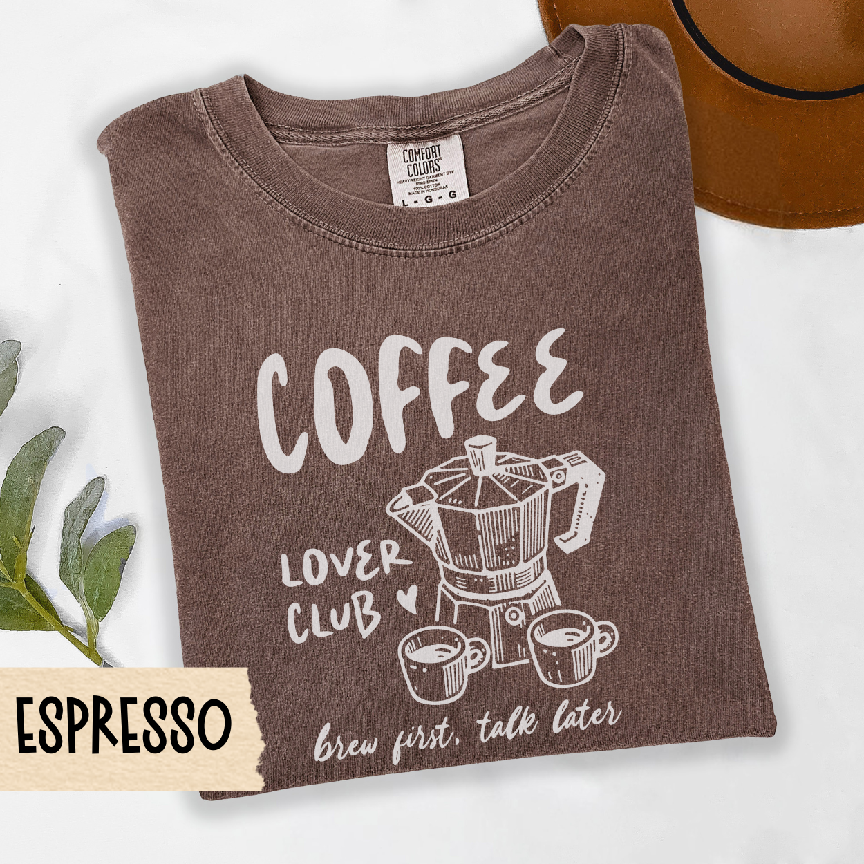 coffee lovers club shirt, brew first talk later tee, funny coffee saying shirt, caffeine lover tee, introvert coffee shirt, Comfort Colors