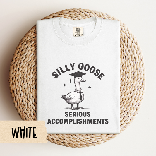 Funny Graduation Shirt 2025, Comfort Colors Tee, Silly Goose Grad Gift, Senior Graduation Outfit 2026, College High School Graduate Shirt