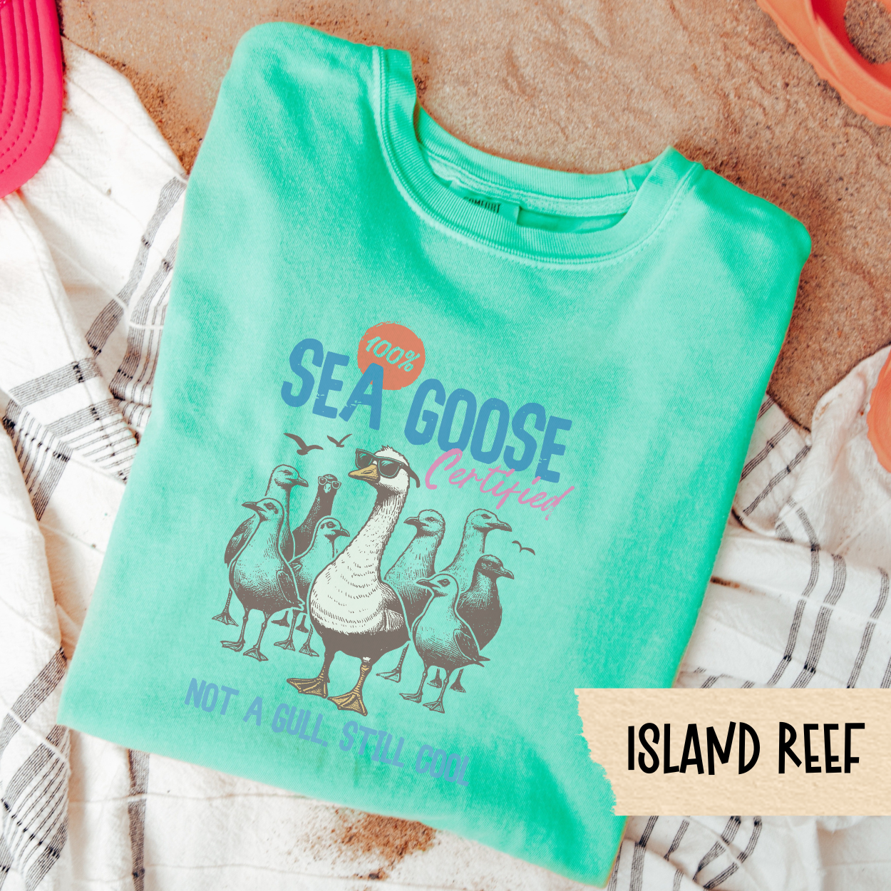 Sea Goose Certified Shirt, Funny Beach Goose Tee, Not a Gull Still Cool T-Shirt, Coastal Humor Shirt, Seagull Goose Summer Graphic Tee