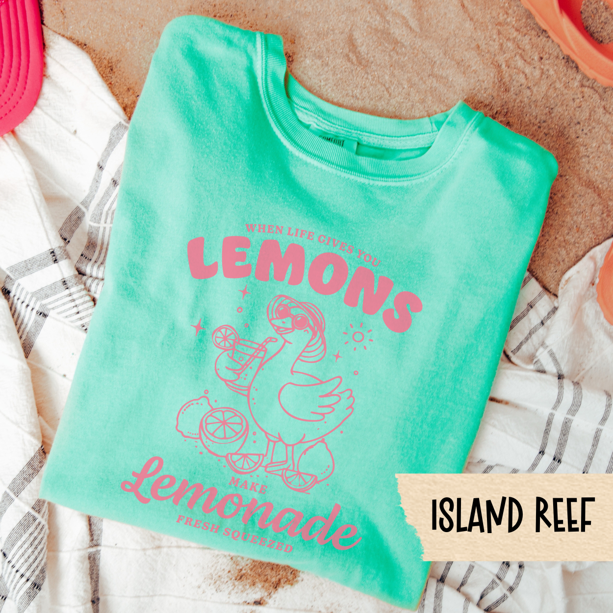 Make Lemonade Shirt, Cute Summer Graphic Tee, When Life Gives You Lemons Shirt, Comfort Colors Tee, Positivity Aesthetic, Funny Duck Tee