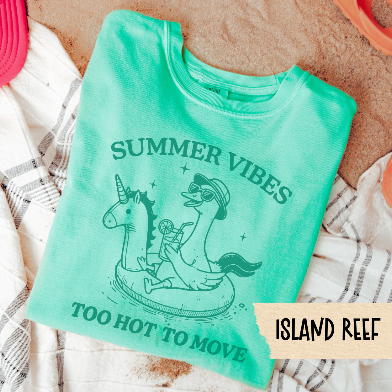 Funny Summer Shirt, Cute Beach Shirt, Summer Mom Shirt, Too Hot To Move Shirt, Women's Vacation Shirt, Lazy Day Tee, Comfort Colors Tee