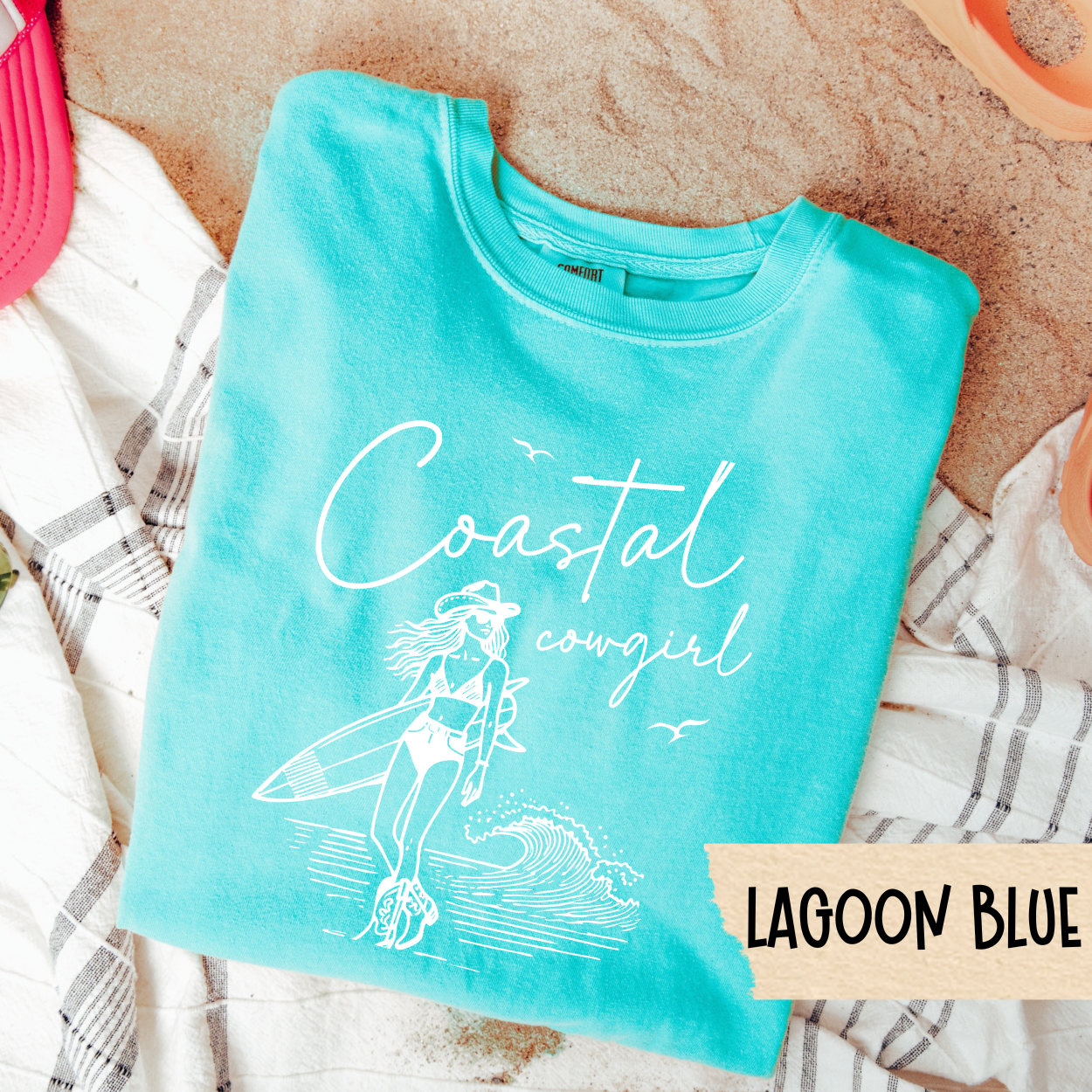 Coastal Cowgirl Shirt, Western Beach Shirt, Summer Cowgirl Tee, Cowgirl Aesthetic Top, Comfort Colors Tee, Country Coastal Shirt