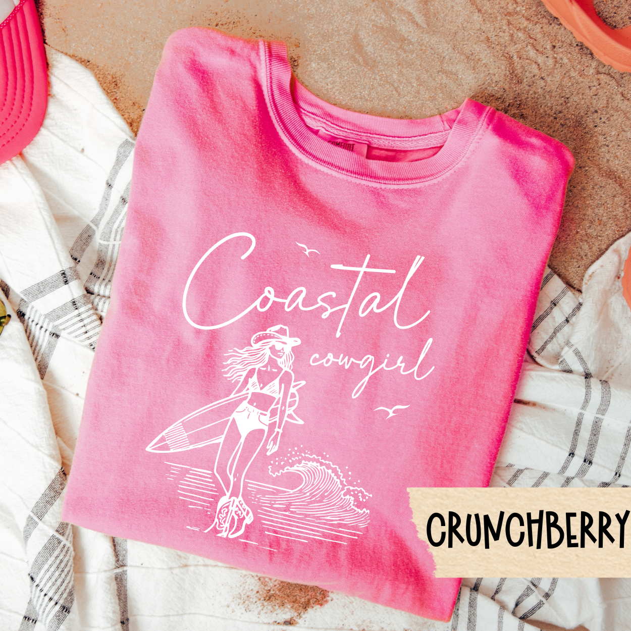Coastal Cowgirl Shirt, Western Beach Shirt, Summer Cowgirl Tee, Cowgirl Aesthetic Top, Comfort Colors Tee, Country Coastal Shirt