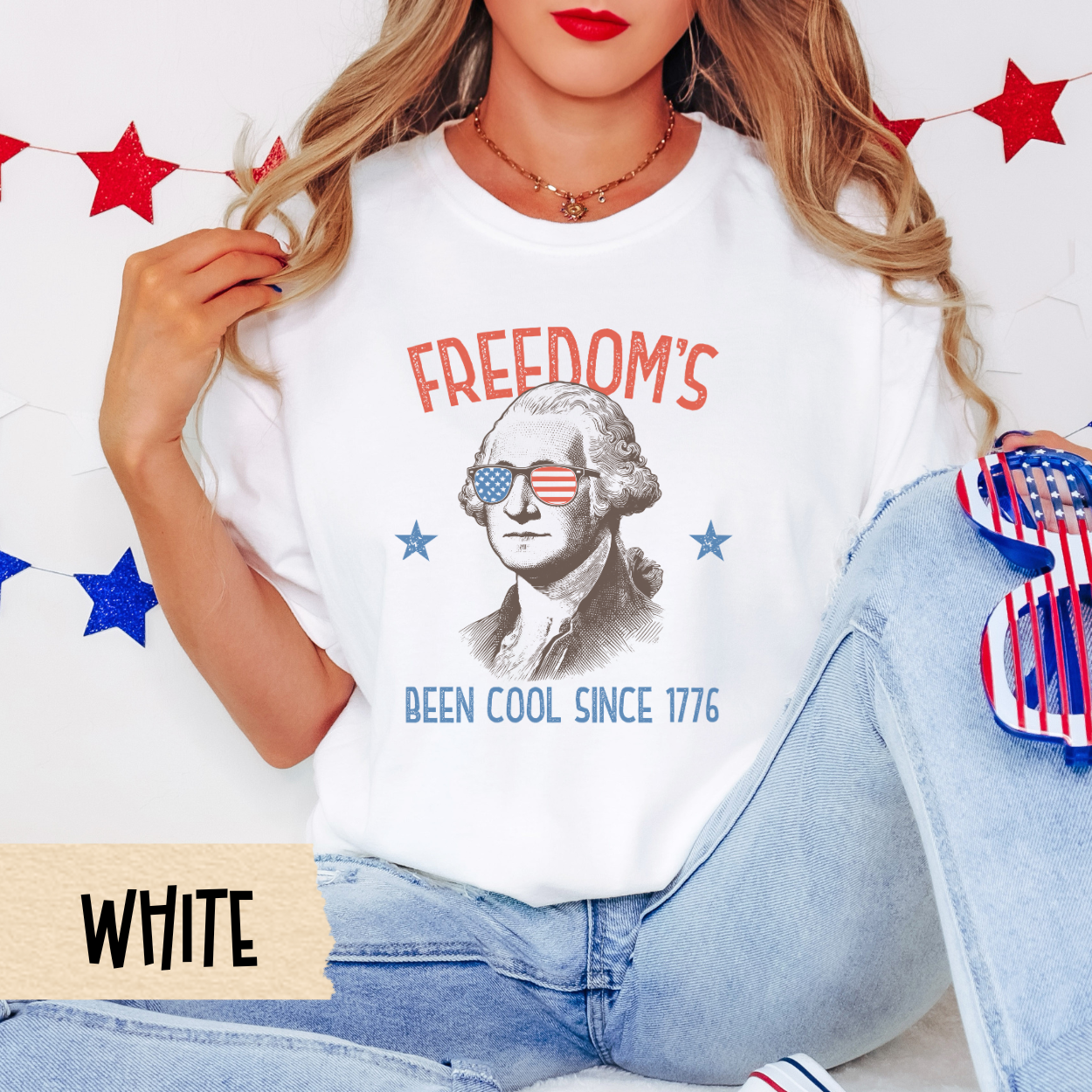 Fourth of July shirt, funny patriotic tee, George Washington shirt, freedom since 1776 tee, USA shirt, Comfort Colors shirt, july 4 top