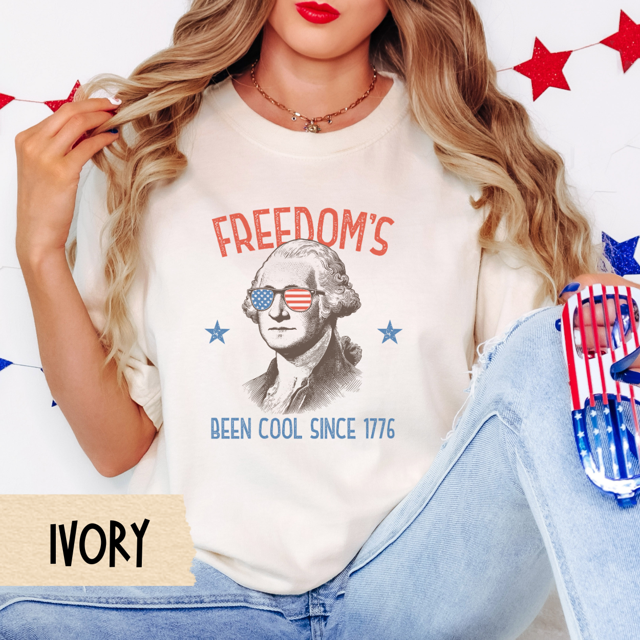 Fourth of July shirt, funny patriotic tee, George Washington shirt, freedom since 1776 tee, USA shirt, Comfort Colors shirt, july 4 top