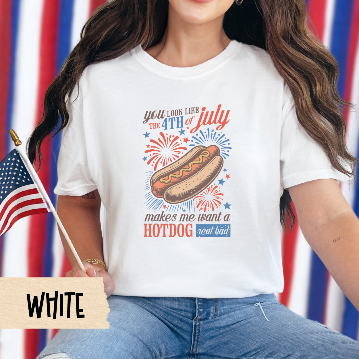 Fourth of July shirt, hotdog shirt, funny patriotic tee, 4th of July quote shirt, Comfort Colors tee, USA cookout shirt, unisex July 4 top
