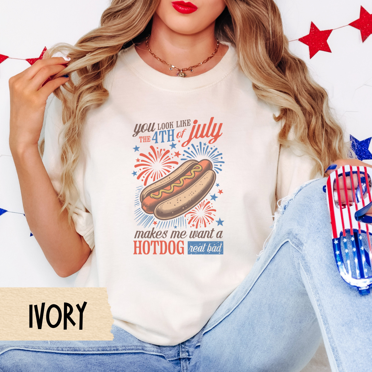 Fourth of July shirt, hotdog shirt, funny patriotic tee, 4th of July quote shirt, Comfort Colors tee, USA cookout shirt, unisex July 4 top