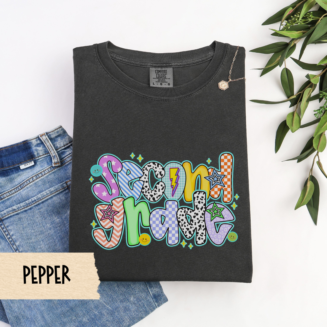 Second Grade Teacher Shirt, Fun 2nd Grade Back To School Tee, Comfort Colors Teacher Tee, Cute Teacher Outfit, First Day School Shirt