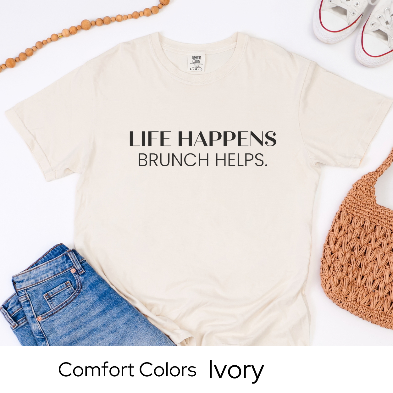 Brunch Shirt for Women, Funny Comfort Colors Tee, Casual Weekend T-Shirt, Girls Trip Gift, Sunday Funday Graphic Tee, Mimosa Lover Top