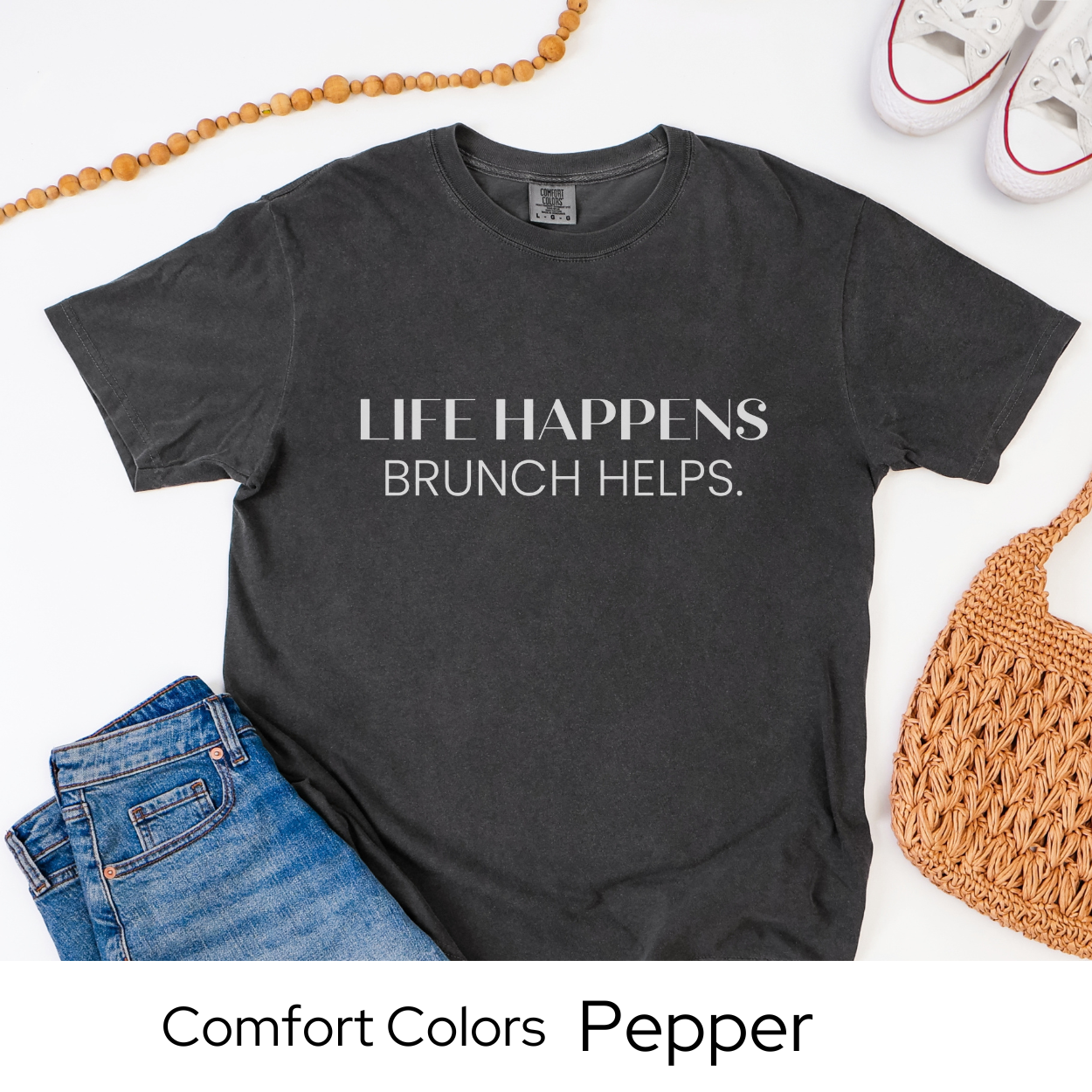 Brunch Shirt for Women, Funny Comfort Colors Tee, Casual Weekend T-Shirt, Girls Trip Gift, Sunday Funday Graphic Tee, Mimosa Lover Top