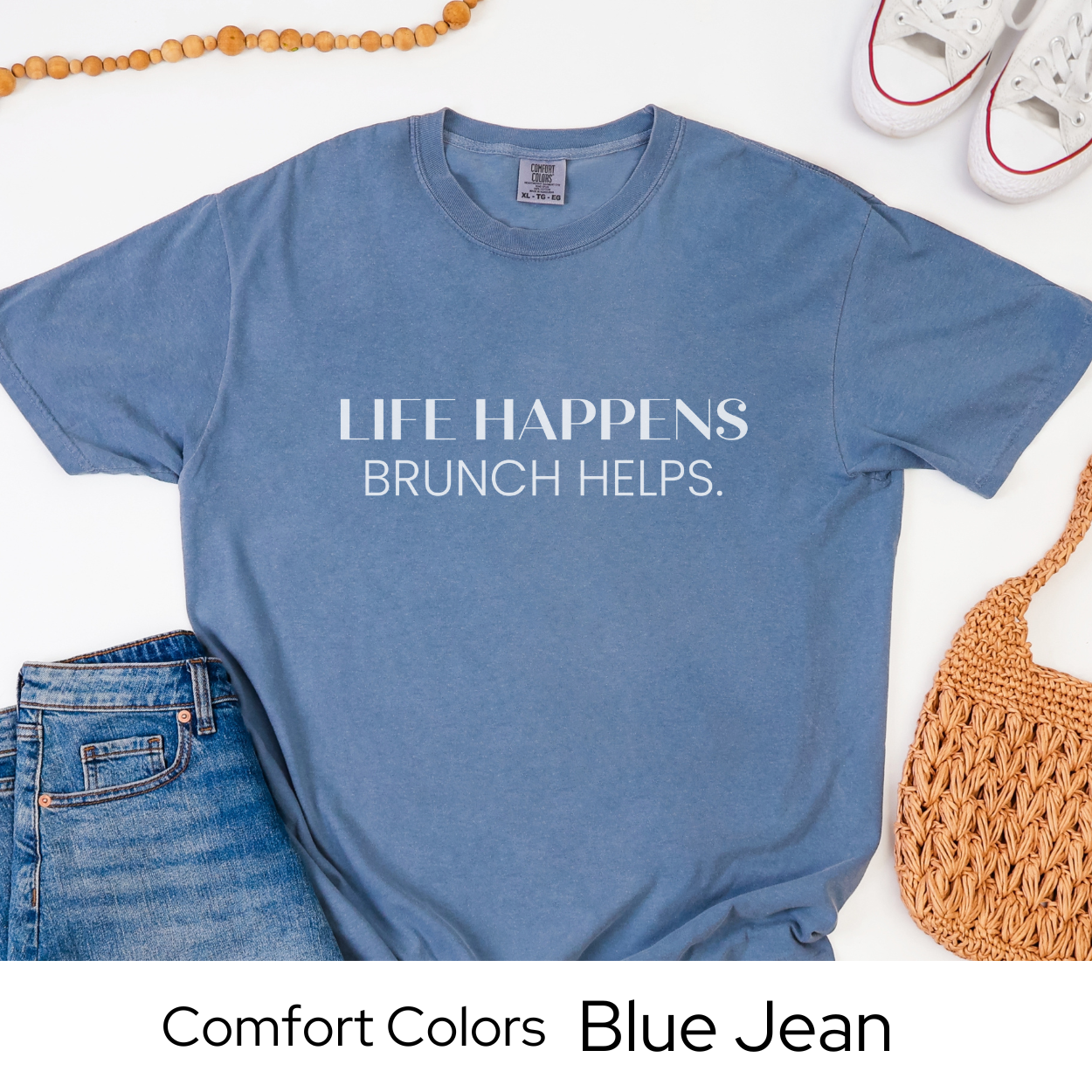 Brunch Shirt for Women, Funny Comfort Colors Tee, Casual Weekend T-Shirt, Girls Trip Gift, Sunday Funday Graphic Tee, Mimosa Lover Top