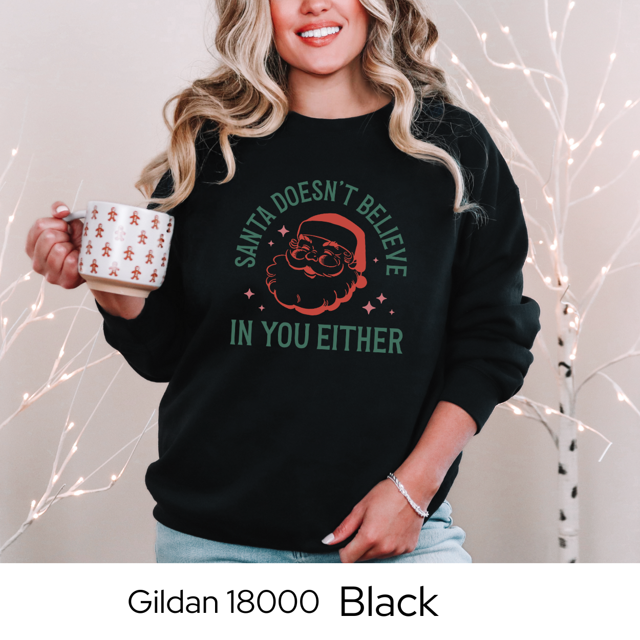 Funny Christmas Sweatshirt, Sarcastic Holiday Crewneck, Cozy Gildan 18000 Pullover, Rude Christmas Sweater, Gift for Women