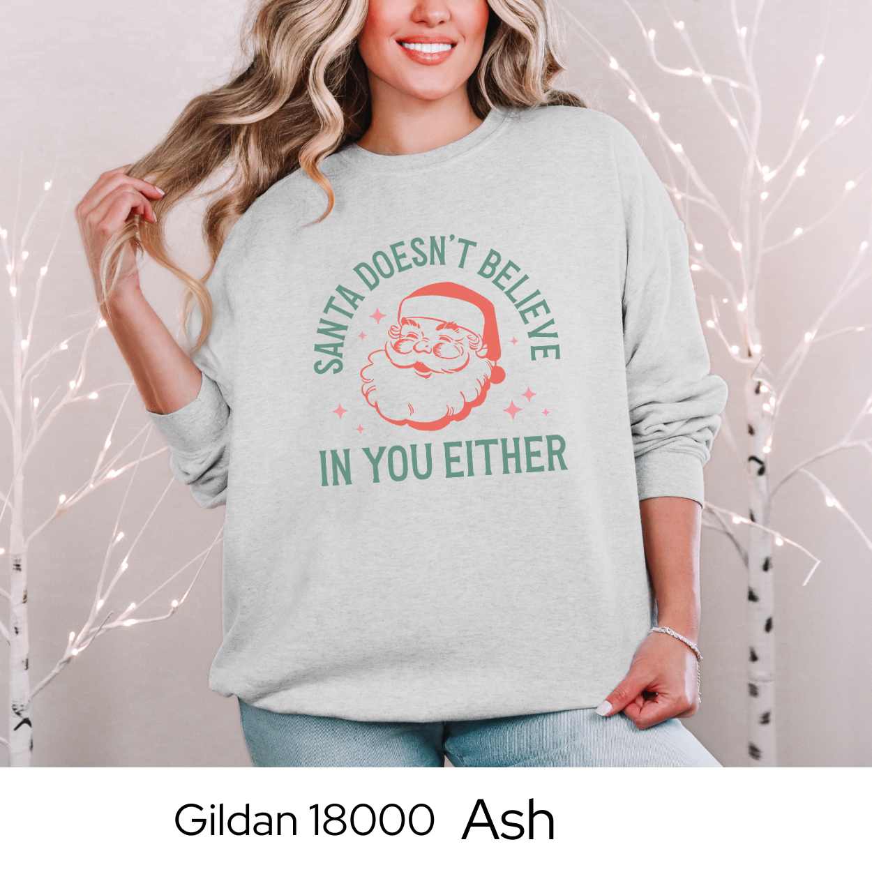 Funny Christmas Sweatshirt, Sarcastic Holiday Crewneck, Cozy Gildan 18000 Pullover, Rude Christmas Sweater, Gift for Women