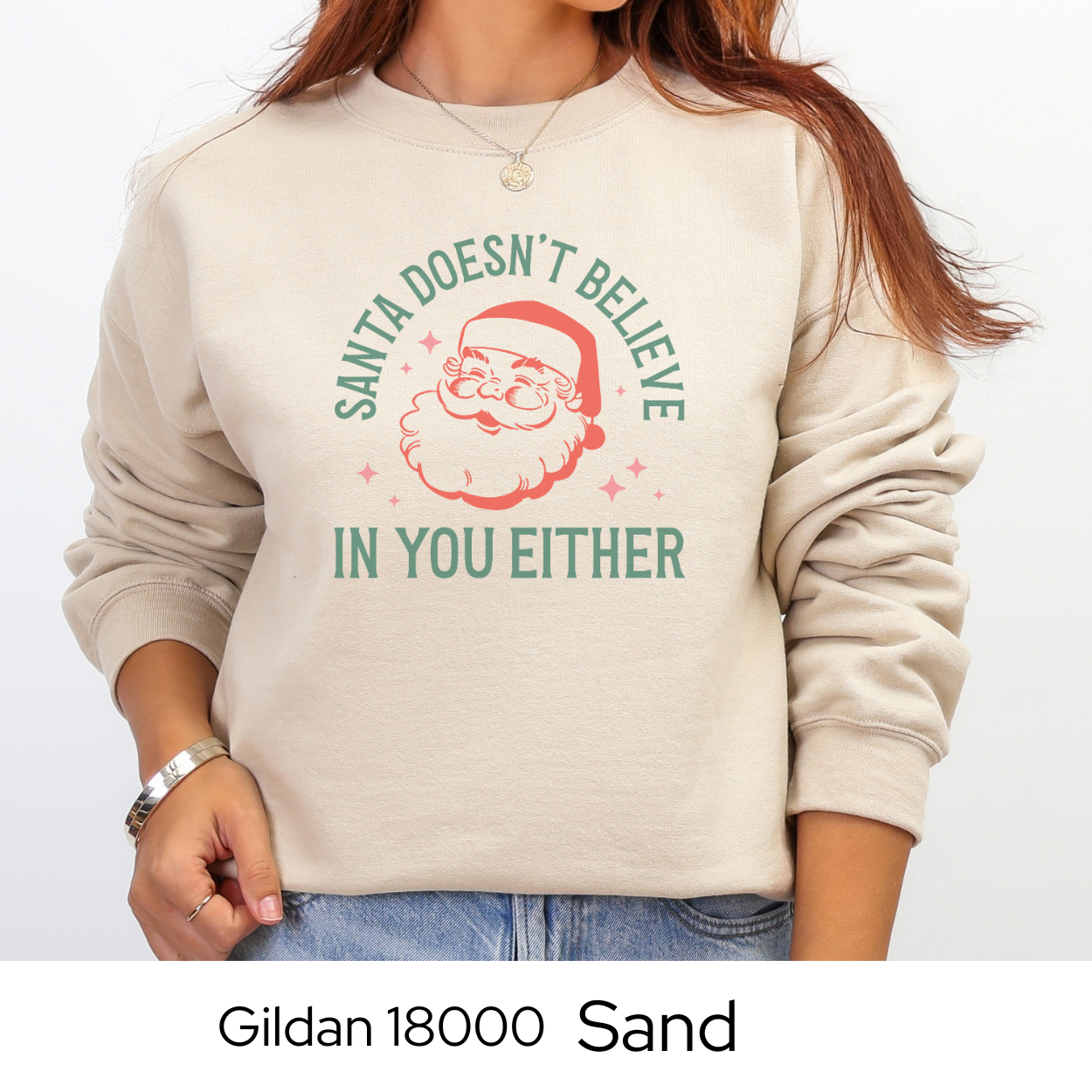 Funny Christmas Sweatshirt, Sarcastic Holiday Crewneck, Cozy Gildan 18000 Pullover, Rude Christmas Sweater, Gift for Women