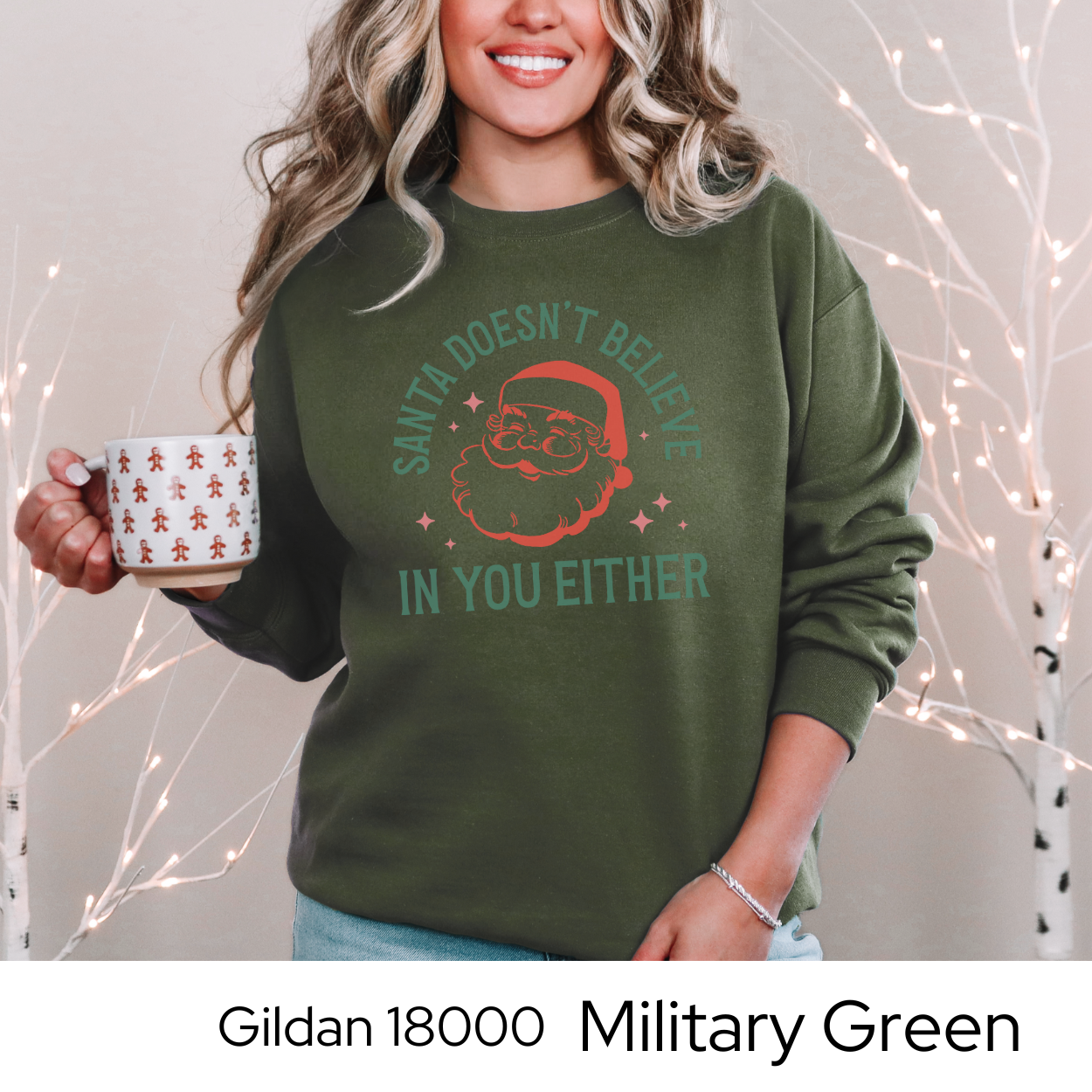 Funny Christmas Sweatshirt, Sarcastic Holiday Crewneck, Cozy Gildan 18000 Pullover, Rude Christmas Sweater, Gift for Women