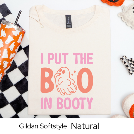 Sassy Ghost Graphic Tee, Funny Halloween Shirt for Women, Cute Spooky Season Top, Trendy Fall Graphic T-Shirt with Playful Design