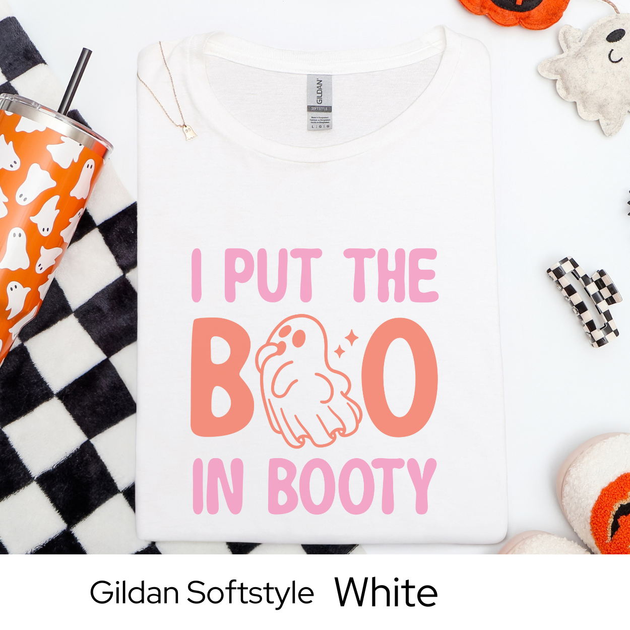 Sassy Ghost Graphic Tee, Funny Halloween Shirt for Women, Cute Spooky Season Top, Trendy Fall Graphic T-Shirt with Playful Design