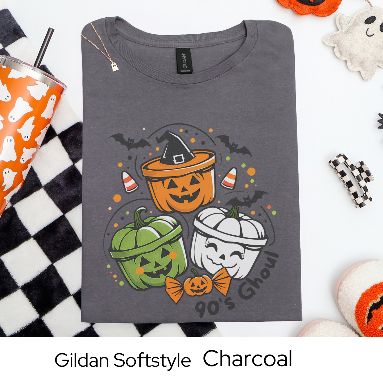 90s Halloween Shirt, 90's Ghoul, Nostalgic Fall Tee, Retro Spooky Graphic Shirt, Candy Corn Pumpkins Bats Shirt, Funny 90s Ghost Tee