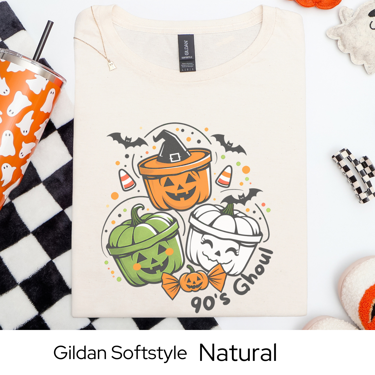 90s Halloween Shirt, 90's Ghoul, Nostalgic Fall Tee, Retro Spooky Graphic Shirt, Candy Corn Pumpkins Bats Shirt, Funny 90s Ghost Tee