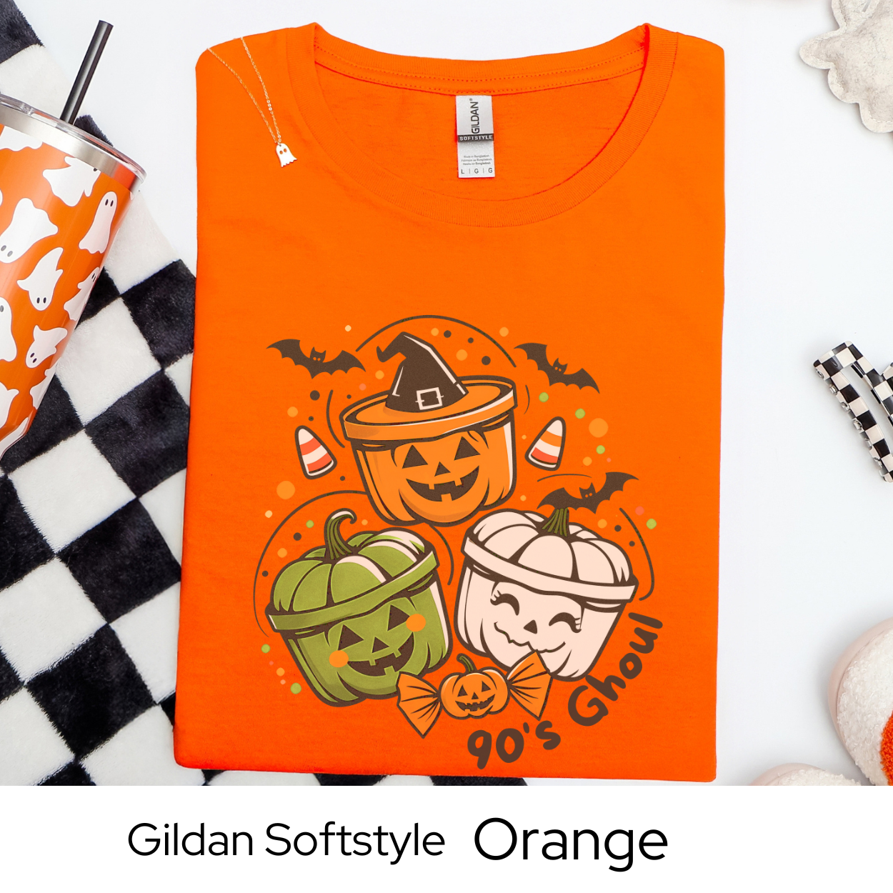 90s Halloween Shirt, 90's Ghoul, Nostalgic Fall Tee, Retro Spooky Graphic Shirt, Candy Corn Pumpkins Bats Shirt, Funny 90s Ghost Tee