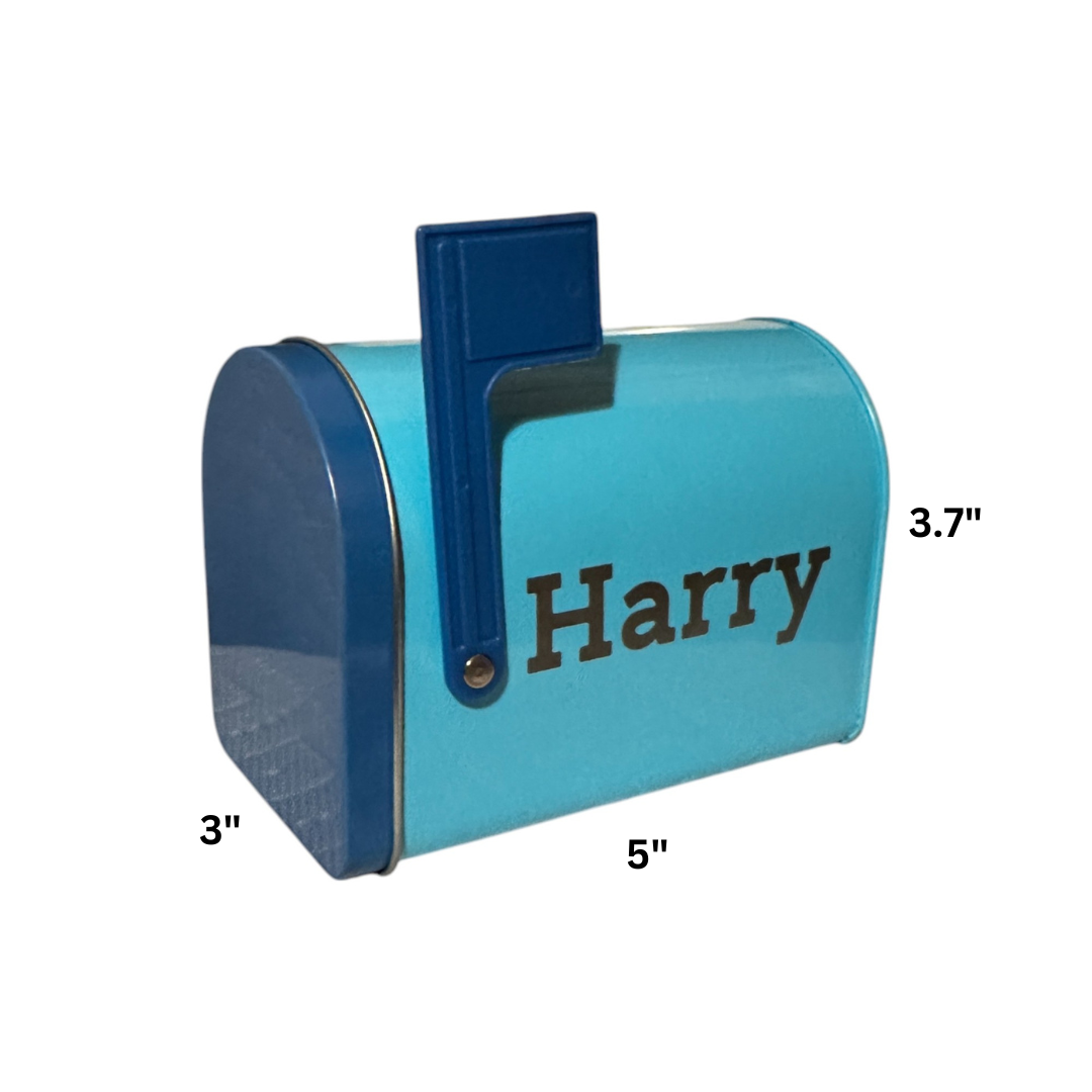 Personalized Aluminum Valentine Mailbox for Kids – Custom Engraved