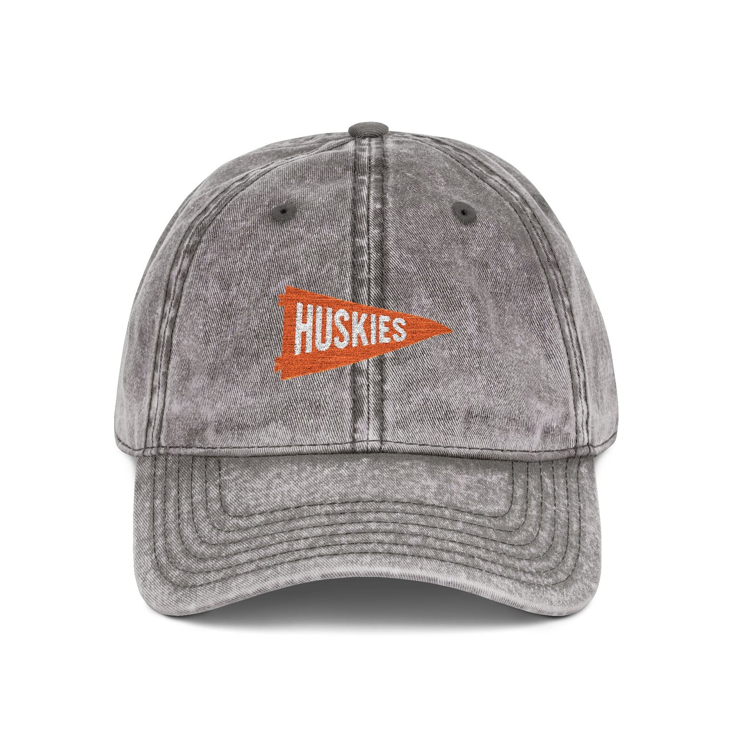 Huskies Hat, Harbor Creek Hat, Local School Spirit Hat, Embroidered Huskies Cap, Erie PA School Hat, Vintage Dad Cap, Distressed Baseball Hat, HC Huskies Hat