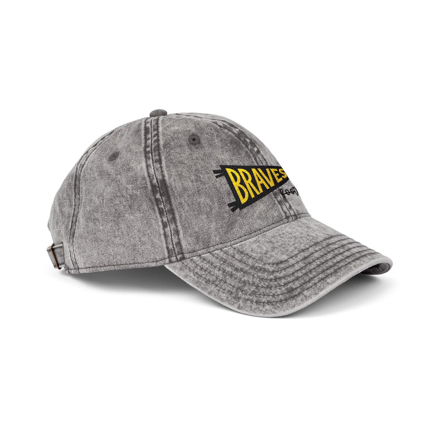 Iroquois Braves Football Mom Hat, Braves Embroidered Hat, Erie PA Spirit Wear, Vintage Dad Hat, Local School Hat, Braves Baseball Cap, Distressed Braves Hat
