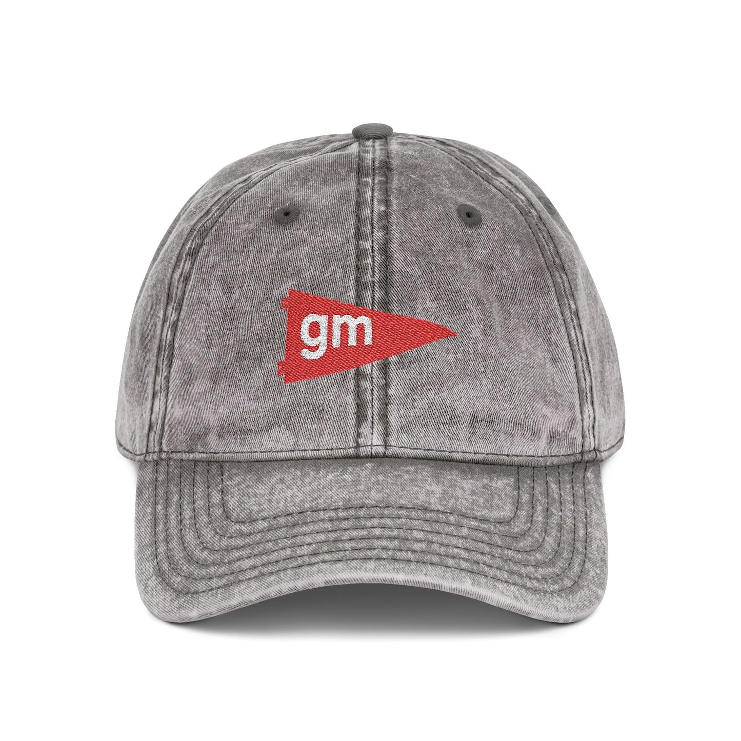 GM Hat, General McLane Hat, Lancers School Hat, GM Embroidered Hat, Erie PA Spirit Wear, Vintage Dad Cap, Distressed Baseball Hat, Local School Hat
