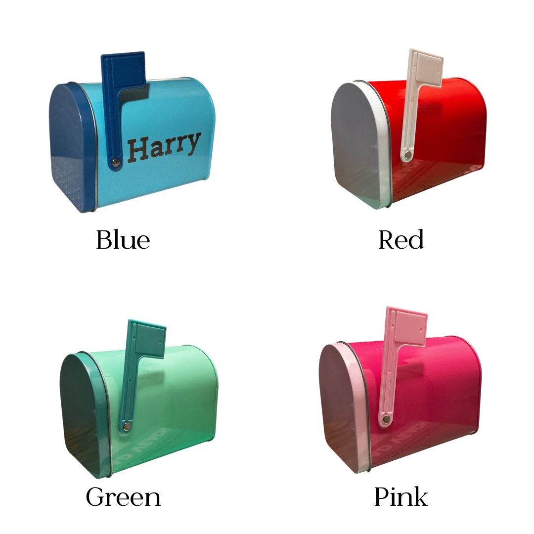 Personalized Aluminum Valentine Mailbox for Kids – Custom Engraved
