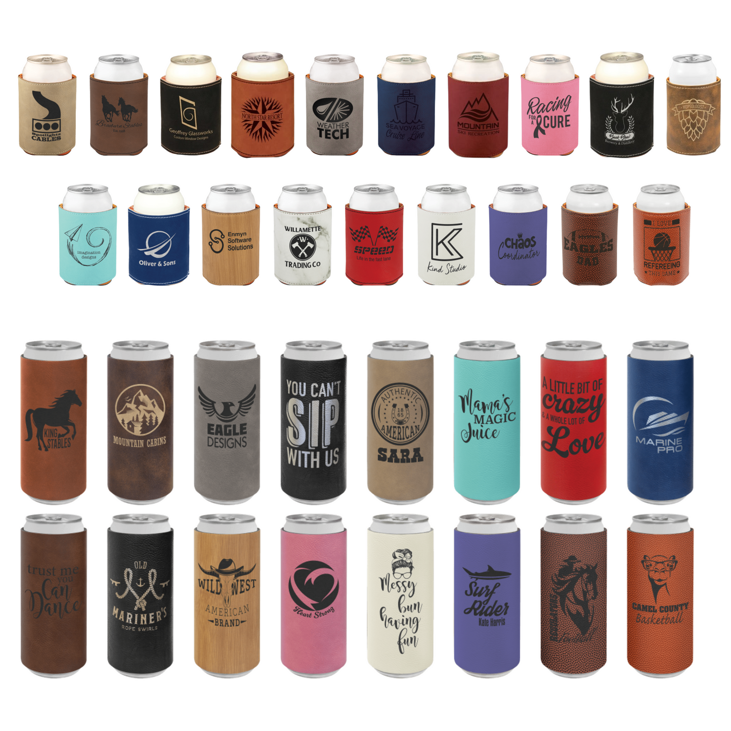 Personalized Can Cooler – Custom Engraved Drink Holder