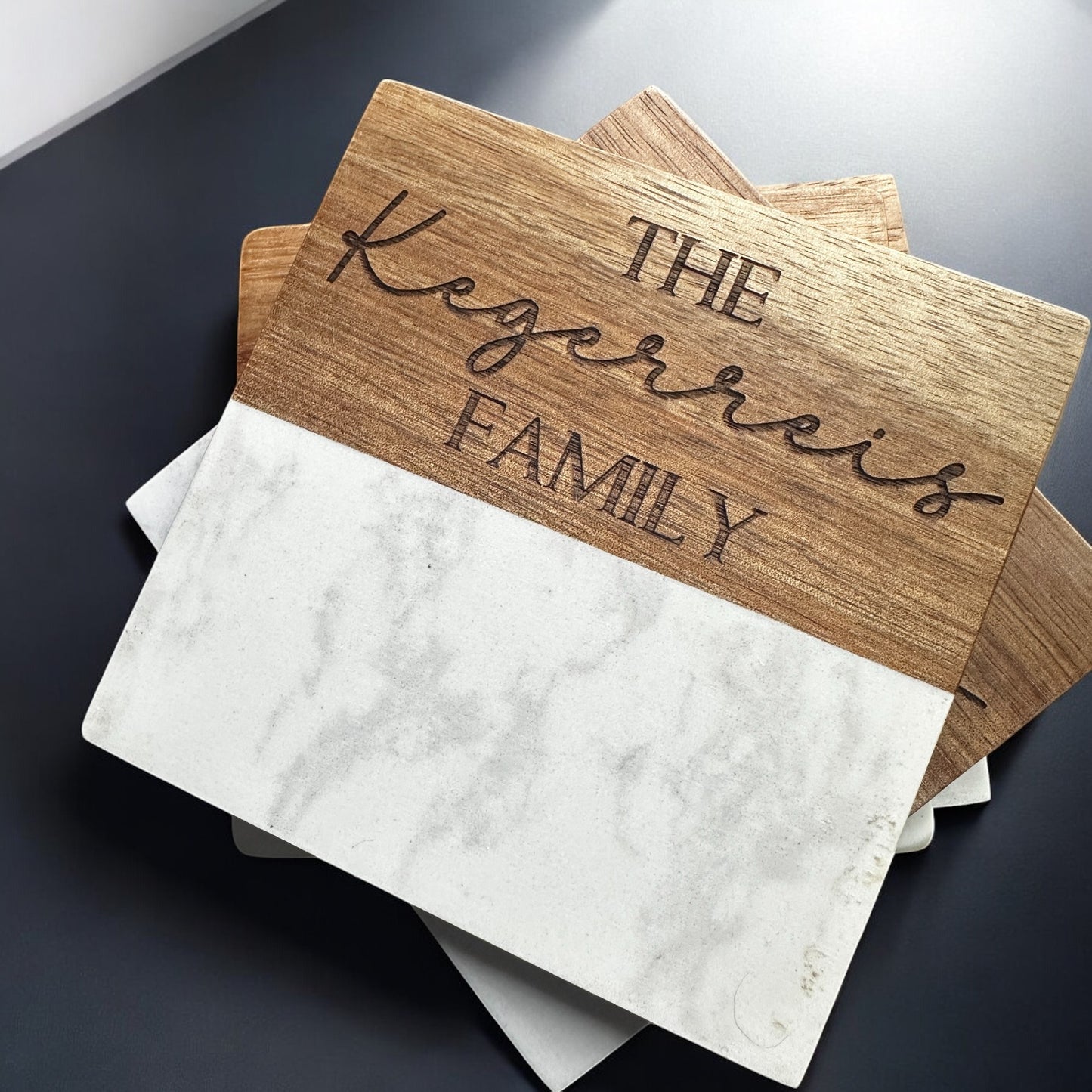 Marble Coaster Set - Personalized