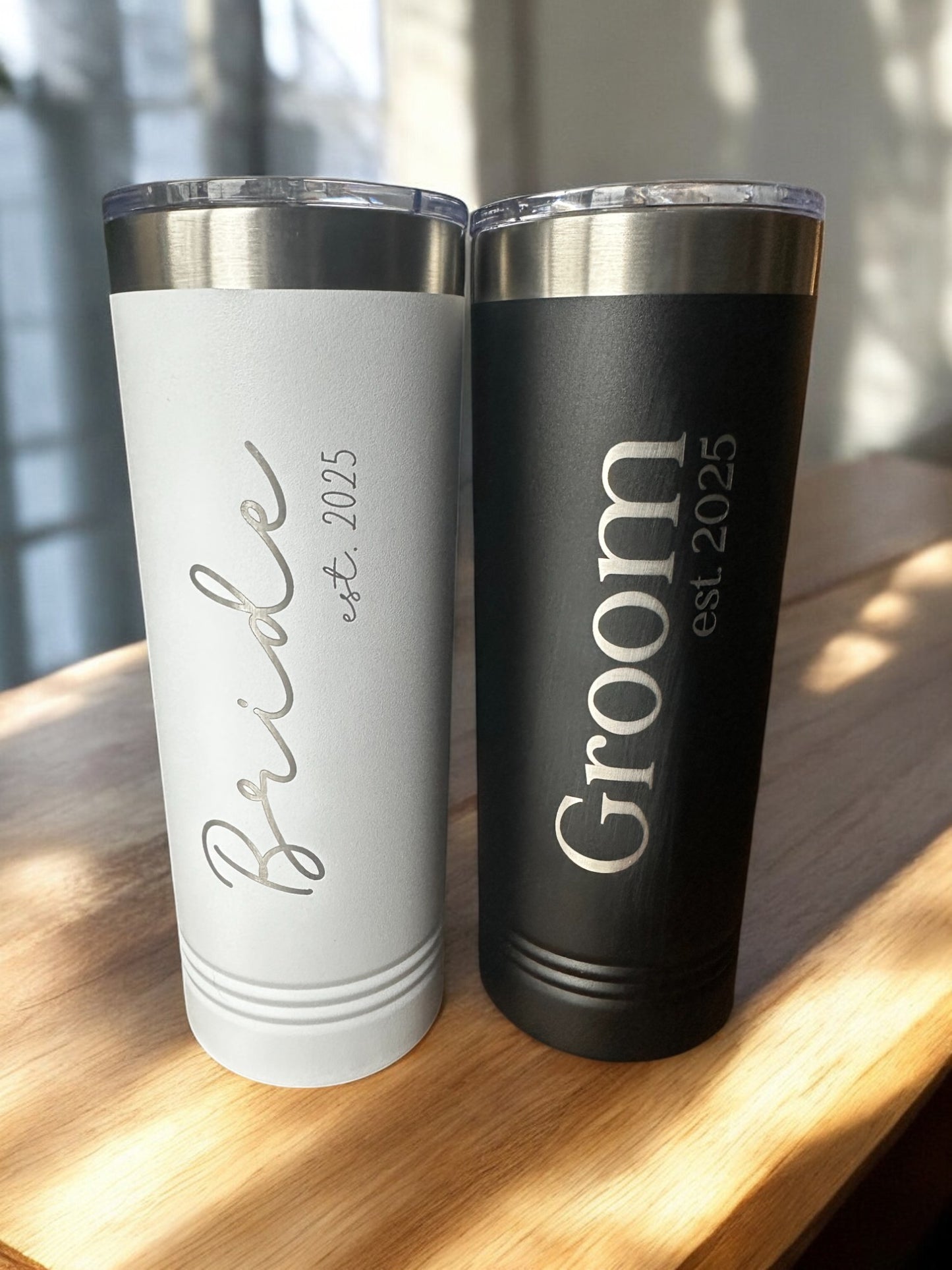 Personalized Skinny Tumbler – Custom Engraved Gift