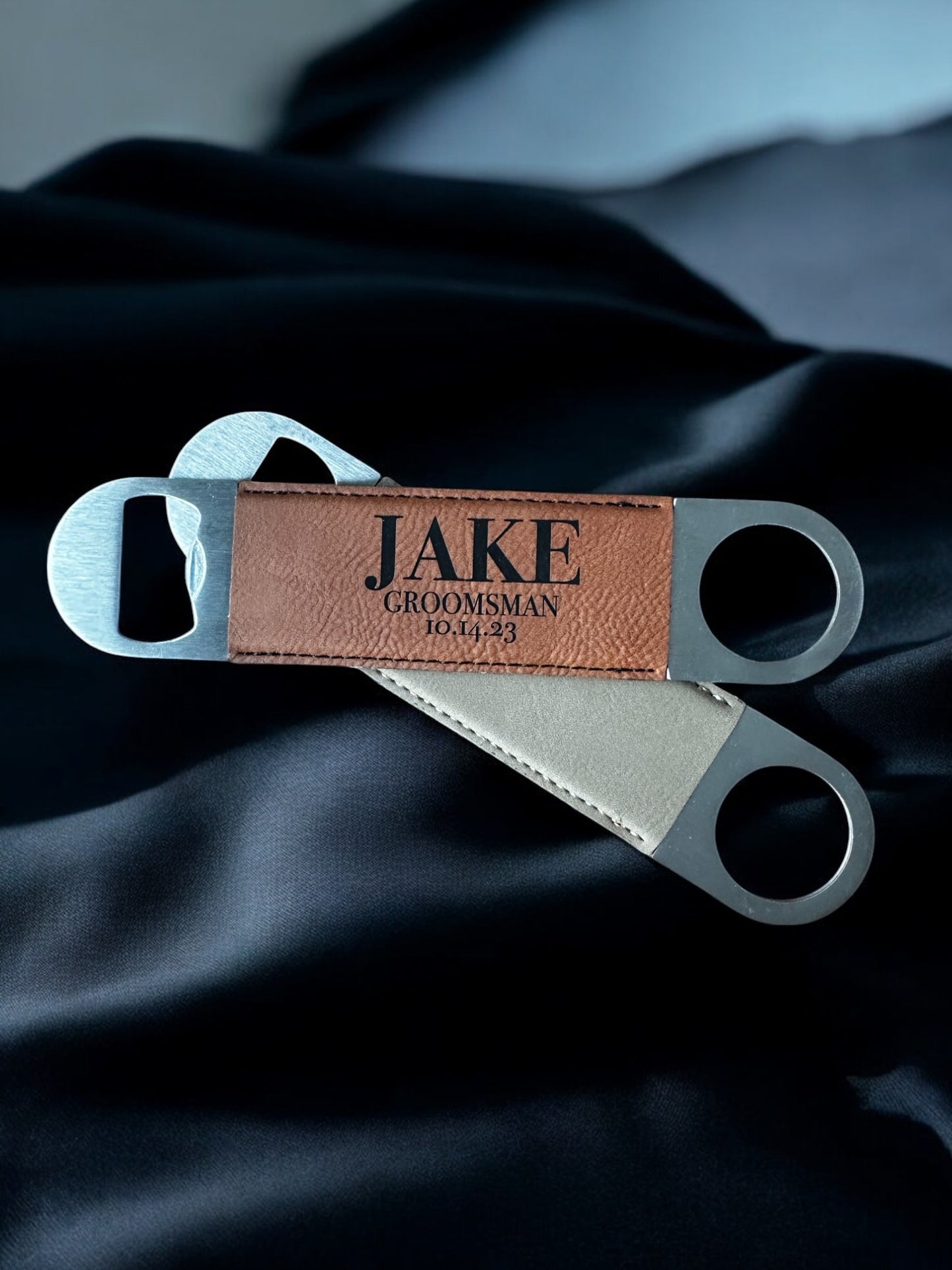 Personalized Paddle-Style Bottle Opener – Custom Engraved Bar Accessory