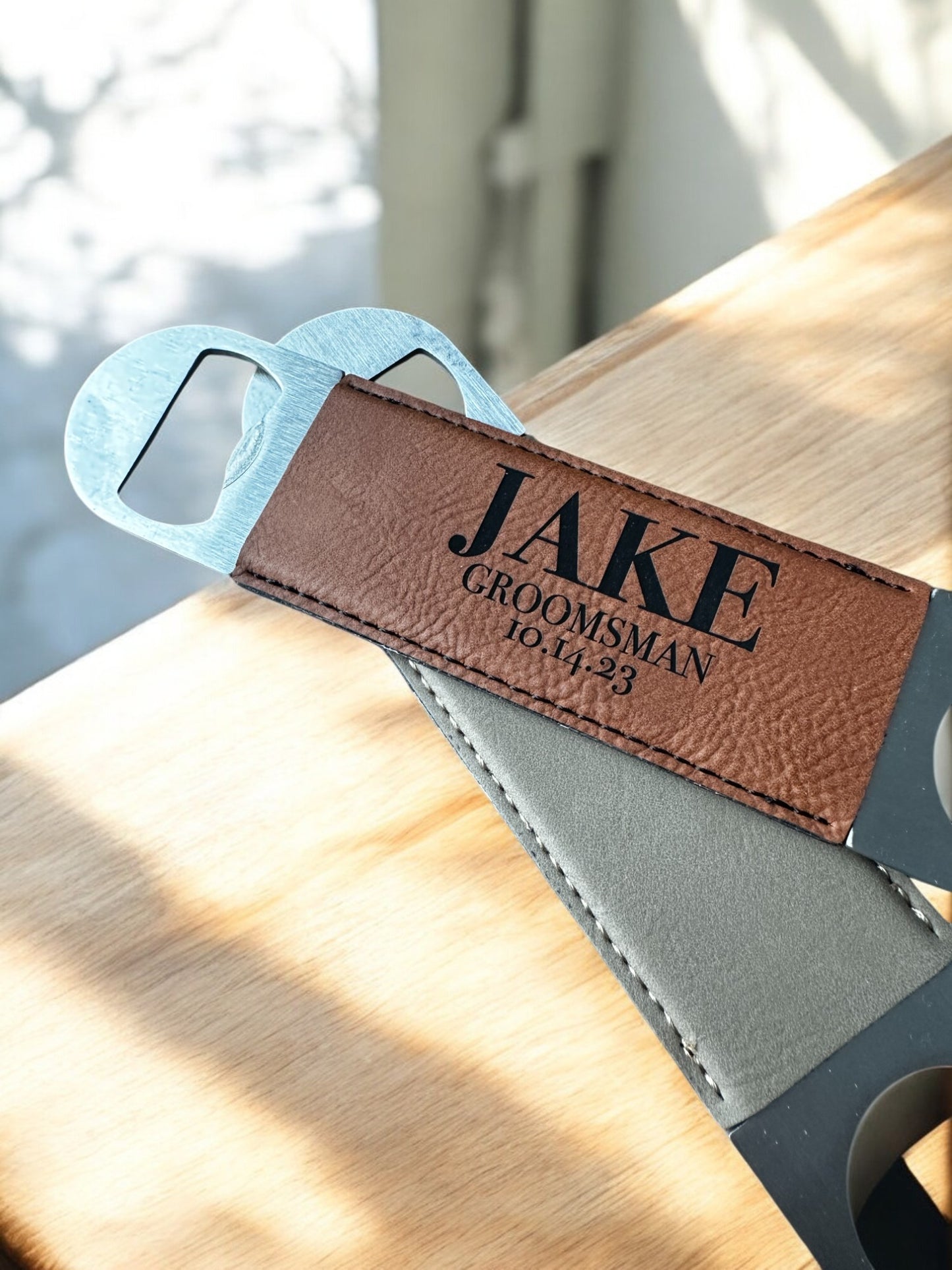 Personalized Paddle-Style Bottle Opener – Custom Engraved Bar Accessory